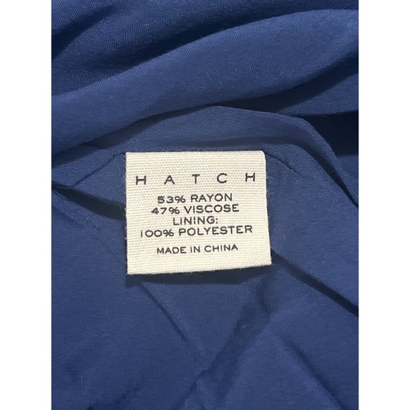 Hatch The Myra Maternity Dress Women's Size 1 Small Blue Lined Boho Prairie - Picture 14 of 15